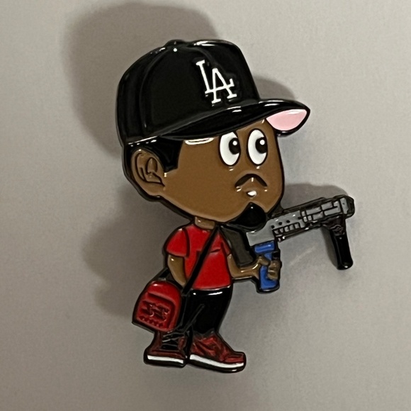 LA Dodgers Pablo Escobar Pablito Gun Hat Pin Streetwear Hats Bag Fitted New Era - Picture 1 of 7